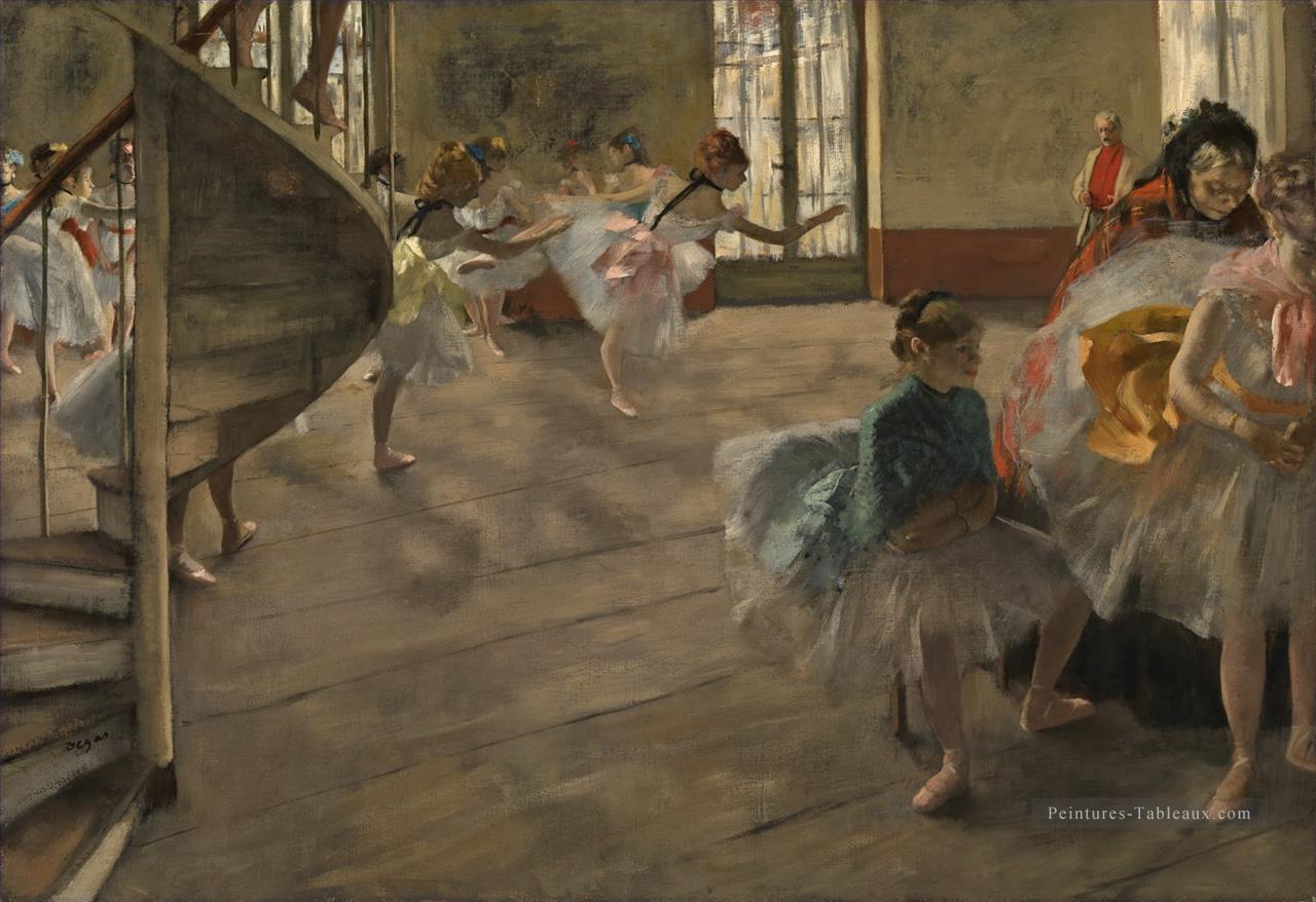 danseurs de ballet gris Edgar Degas Peintures à l'huile